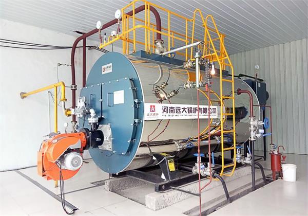 江蘇建材廠康輝硅酸鈣板4噸燃?xì)庹羝仩t